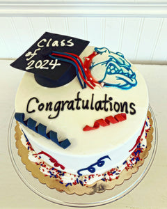 2025 Gonzaga Graduation Cake for 10-12 people